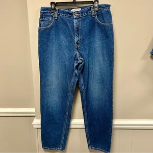 Levi Strauss Signature Sz 16 M Relaxed Fit Jeans 👖 100% Cotton GUC